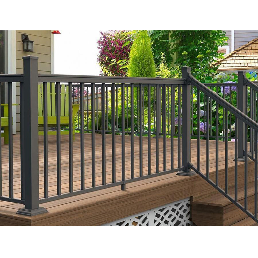 Customized Balcony Baluster Aluminum Stair Guardrail Garden Fence Handrail External Balustrade Courtyard Railing Custom Aluminium Alloy Deck Railings
