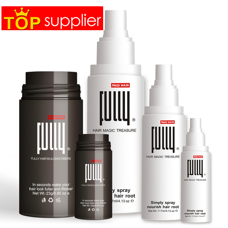 Factory Free Samples Fully Hair Building Fibers Refill OEM Natural Keratin Hair Fiber to Conceal Thinning Hair