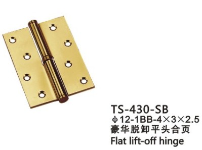High Quality Security Stud Iron Door Hinge (5*3*3-4BB AC)