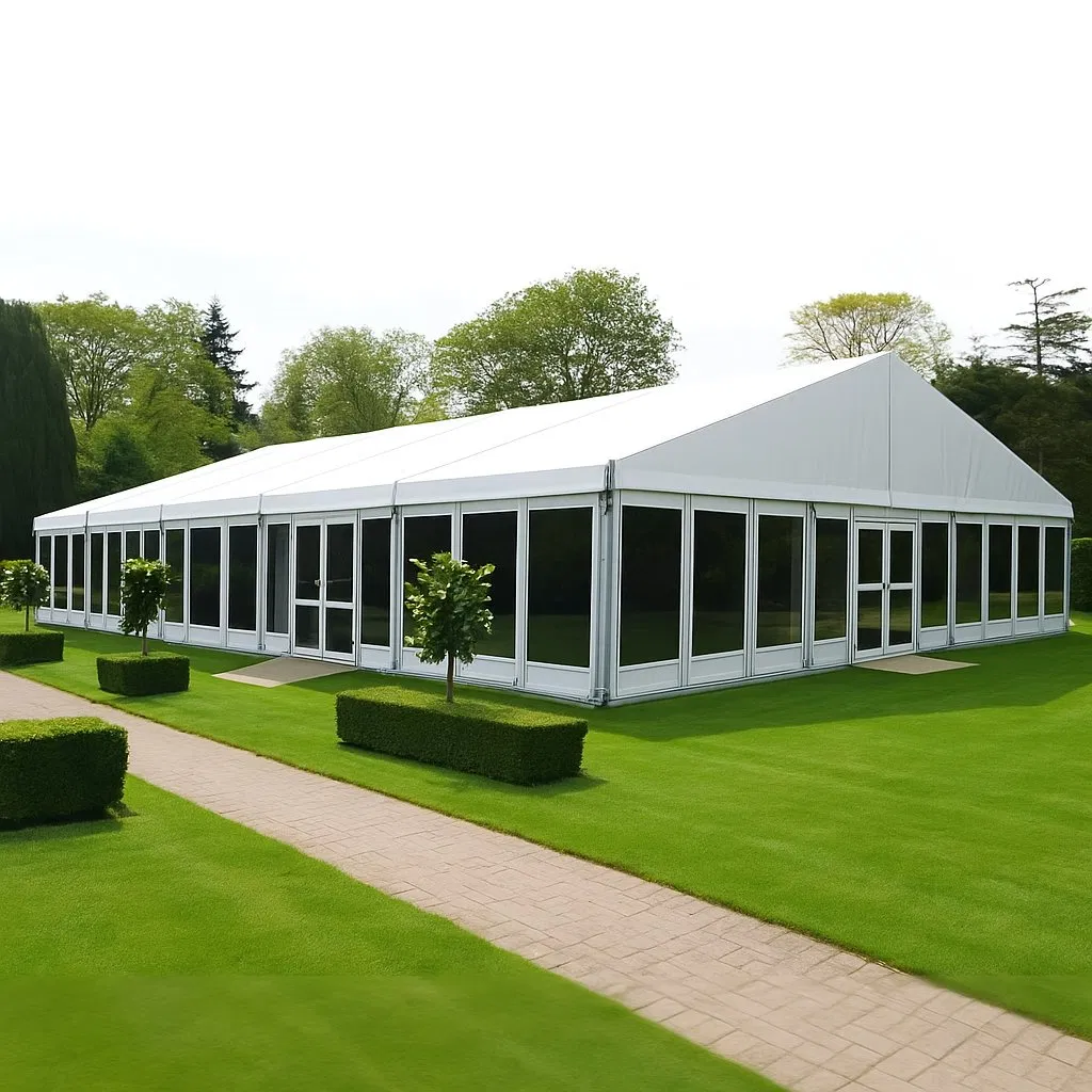 15 X 50m Luxury Clear Transparent Wedding Tent Marquee for Garden Events