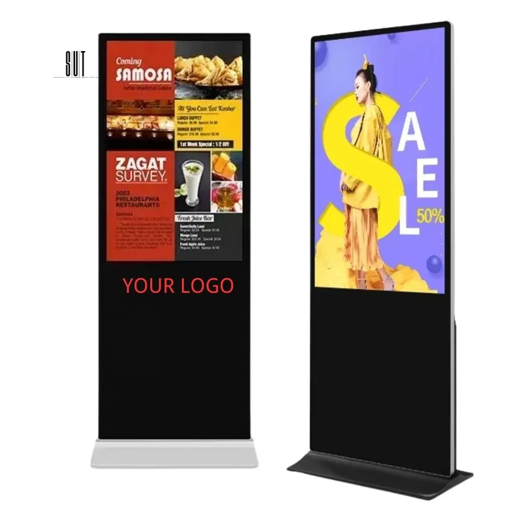 Широкий LCD-бар для рекламы в магазинах