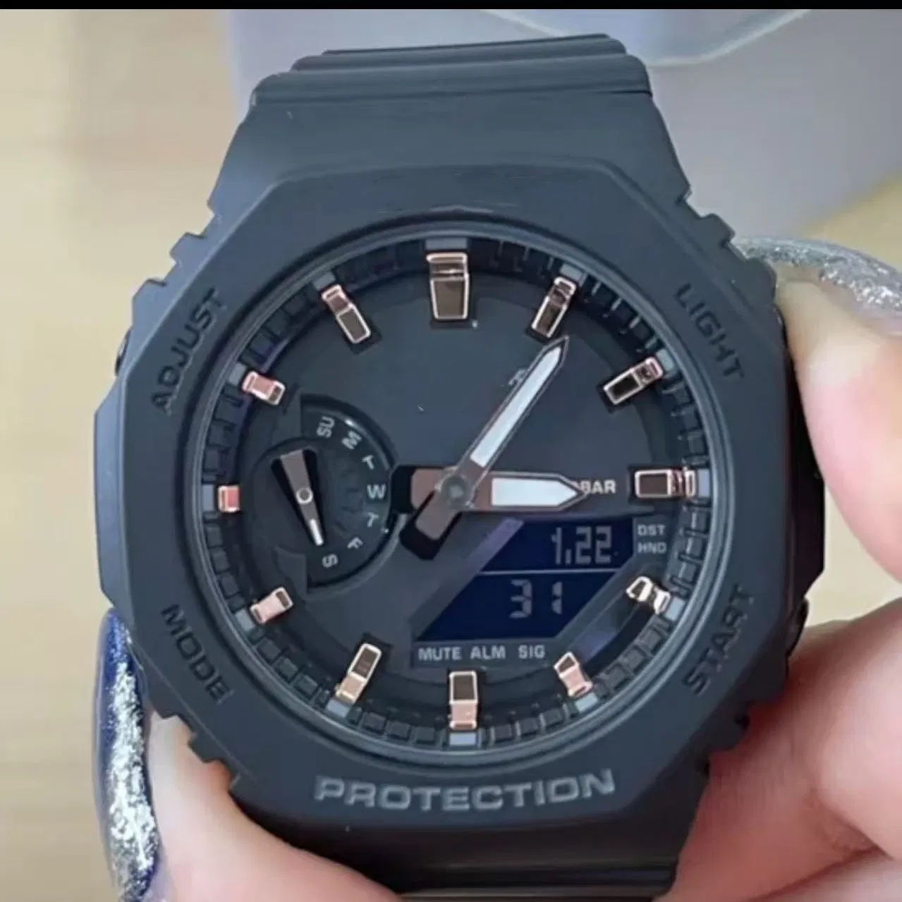 Waterproof Wristwatch Male Clock Relogio Masculino Business Multifunction Sports Watch G Series Shock Style Leather Bracelet Transparent Double Replica Clone