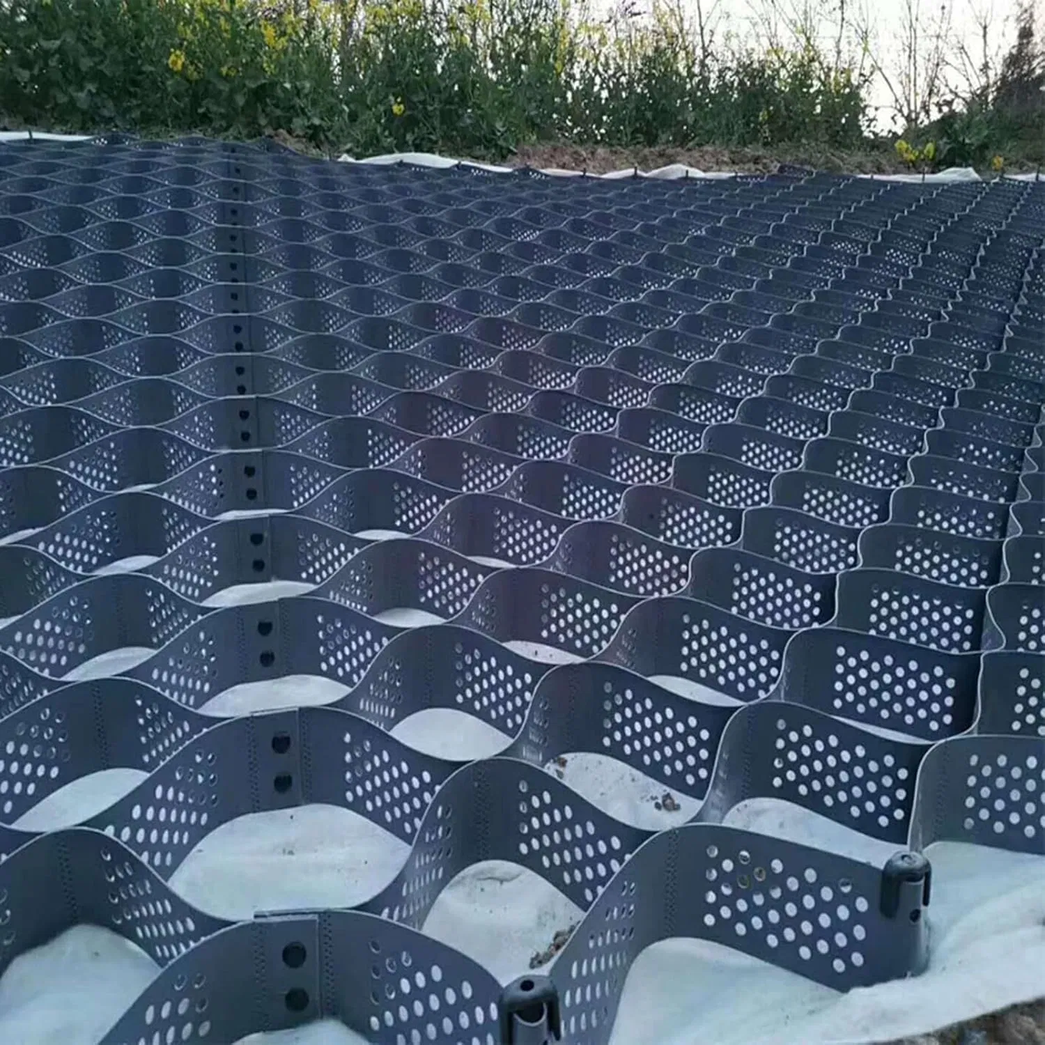 HDPE Geocell Factory Price Driveway Gravel Grid Geocell Plastic Geocell Slope Protection Geocell Driveway Gravel Grid Geocell System Geocell for Earthwork