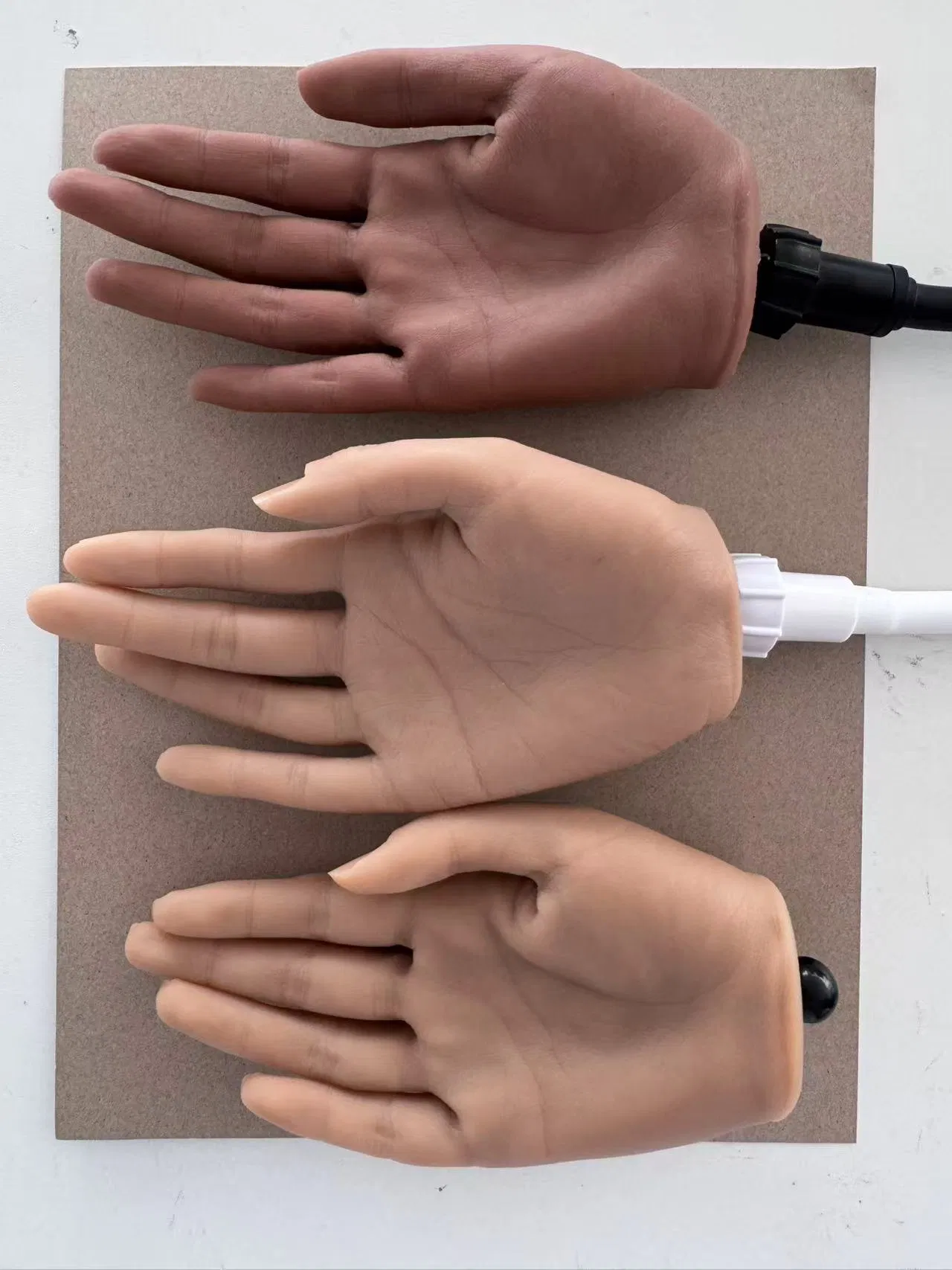 Durable Silicone Fake Hands Model for Makeup and Beauty Demonstrations