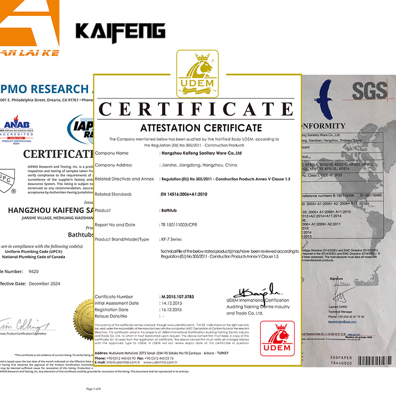 Овальная акриловая ванна Anlaike для отелей и апартаментов