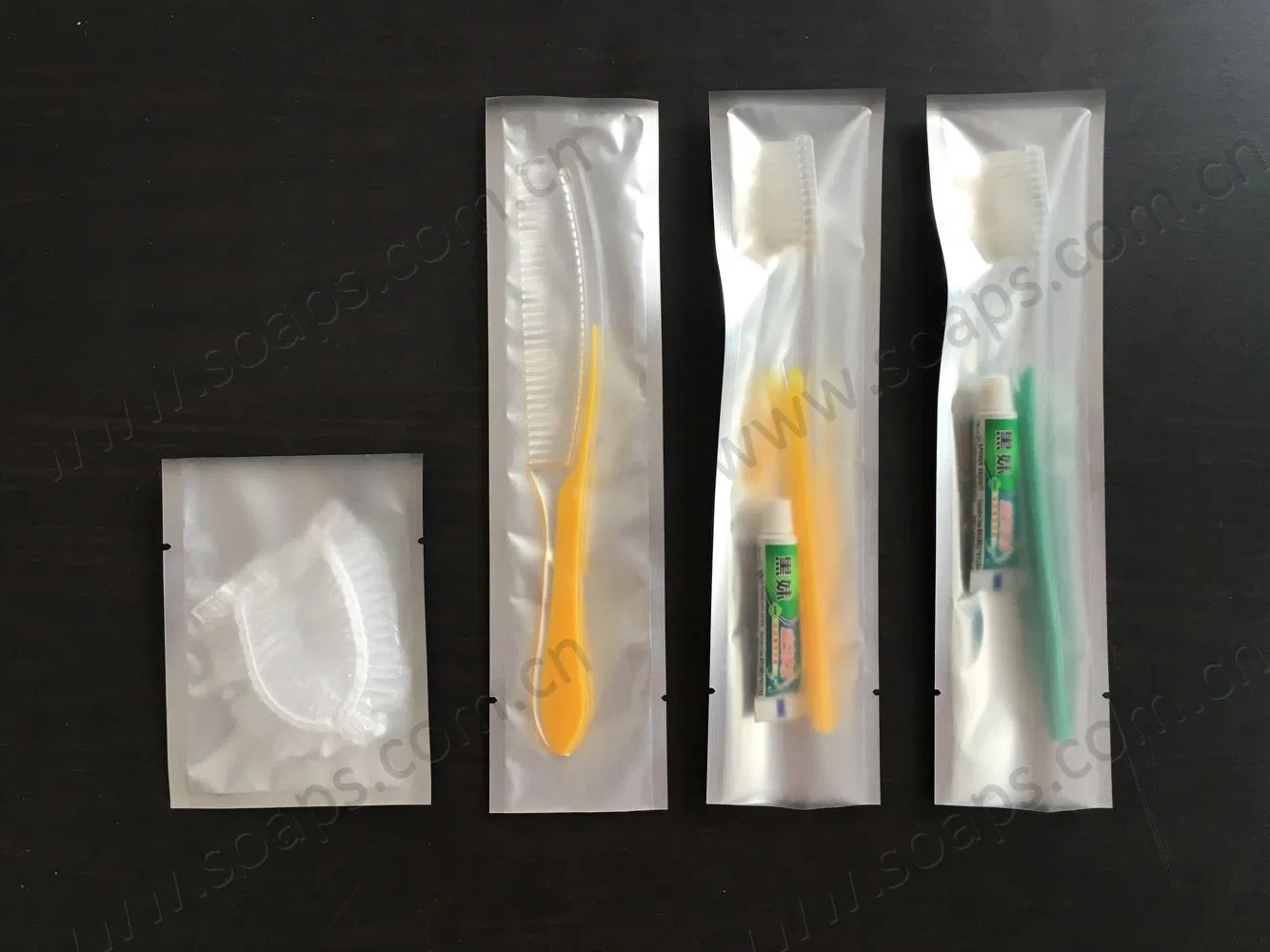 Hotel Amenities in Sachet with Printing for Hotel Room Using