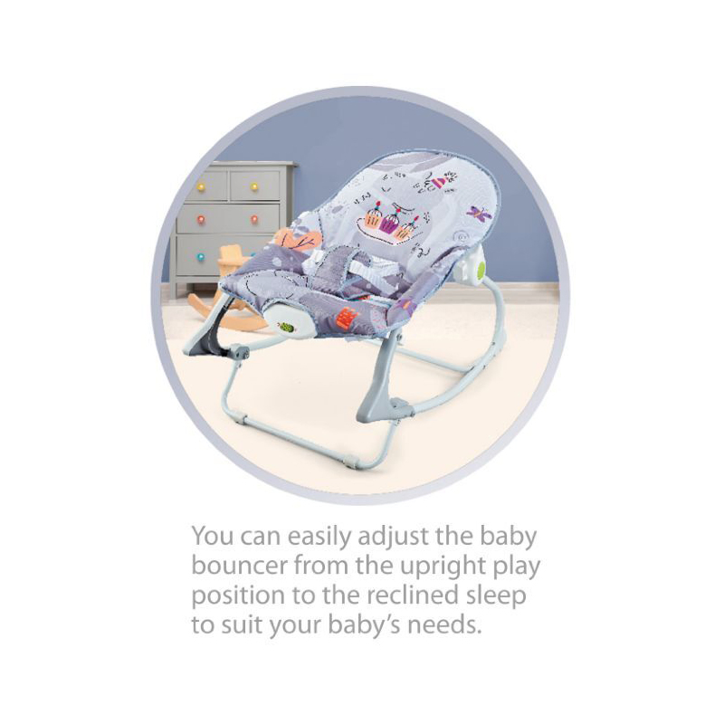 10 in 1 Newborn Baby Swing Chair Musical Electric Rocking Chair Stroller