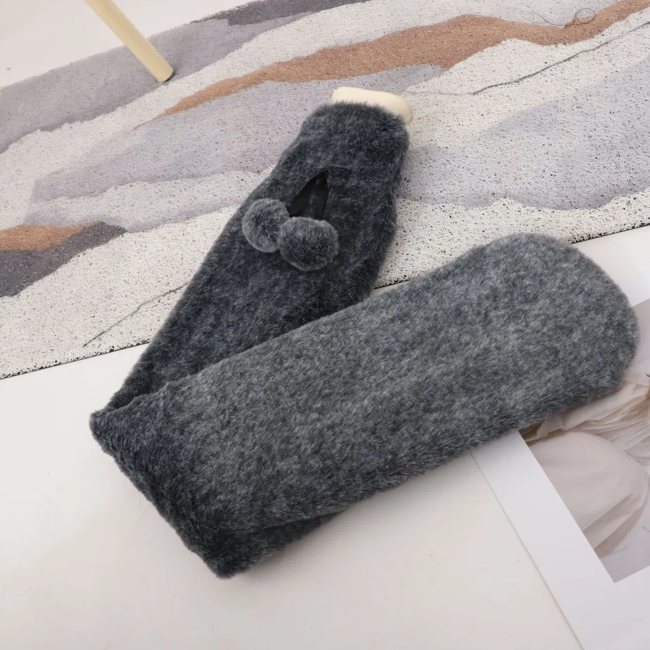 Warm Bag Durable Long Rubber Hot Water Bottle with Cover