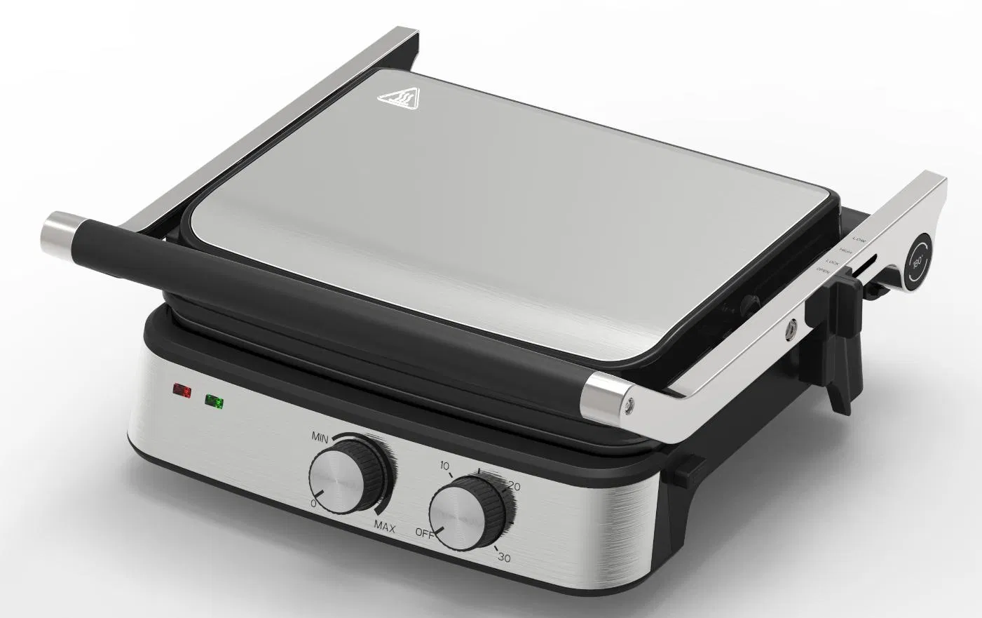 Electric Grill Detachable Digital Control Contact Grill Panini Press Sandwich Maker Smokeless Electric BBQ Grill