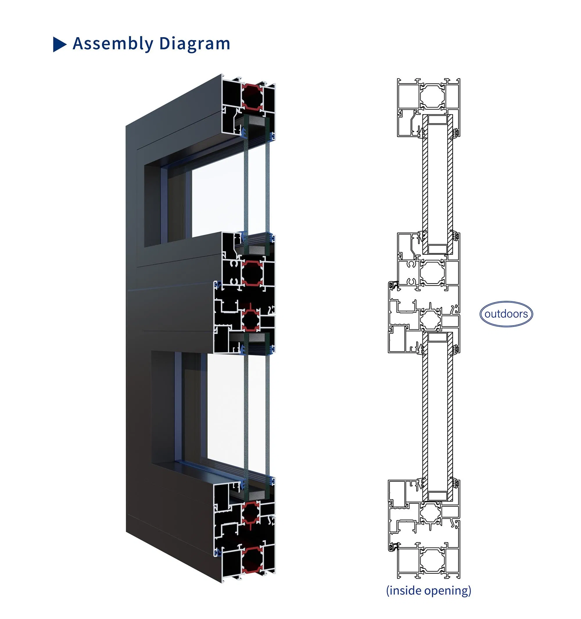 Comfortable Diversified Superior Sealing Smart Electric Lift Window with Spacious Appeal