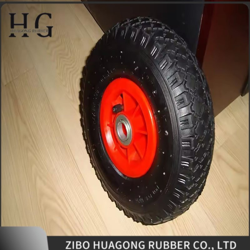 16 Inch Wheelbarrow Wheel with Steel Rim 4.00-8 pneumatic Wheel