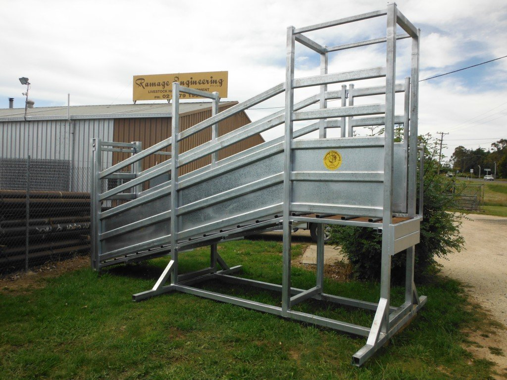 Australia Livestock Cattle Loading Ramp with Sliding Gate