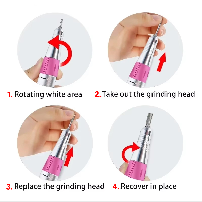 35000rpm Nail Polisher Buffing Manicure Tools 202 Electric Nail Drill
