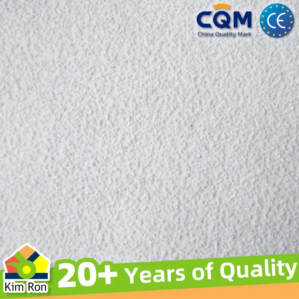 Chinese Customized Mineral Wool Ceiling Moisture Mineral Fiber Board for School 14mm Acoustic False Ceiling Tile Heat Insulation Material Fiber Board Supplier
