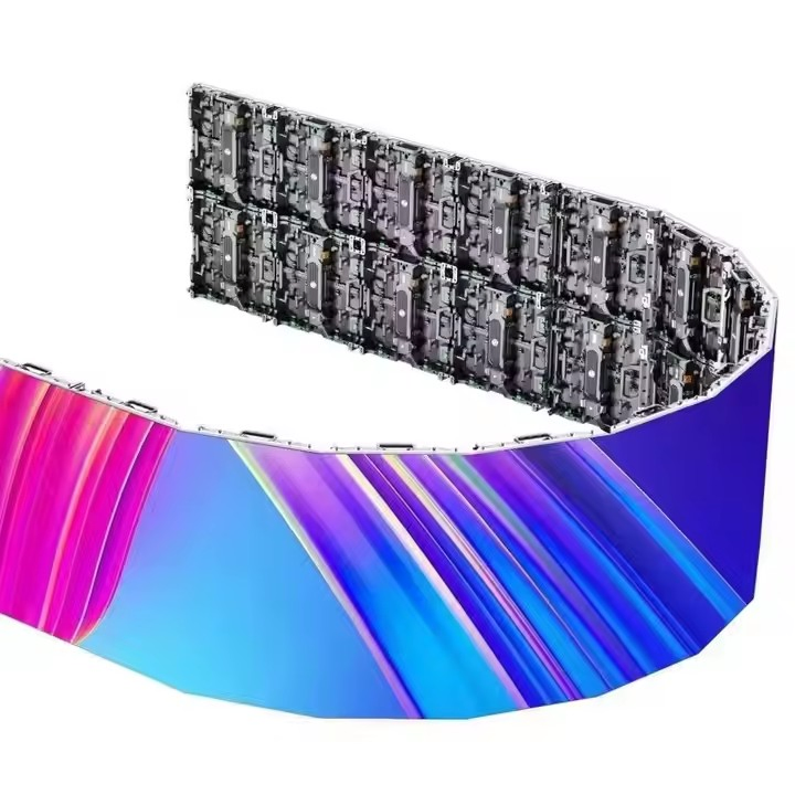 Flexible P2.5 P3 P4 Indoor Circular LED Display Module Good Quality