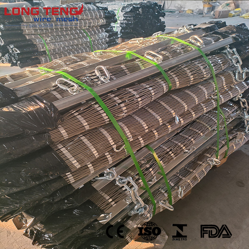 SS304 316 Knotted Metal Wire Rope Mesh for Architecture Design and Safety Nets