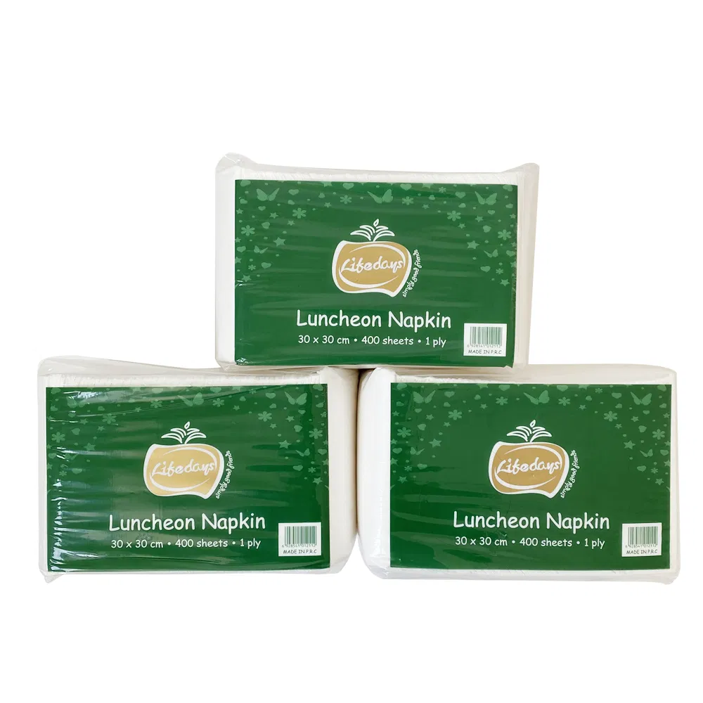 30 X 30 Serviettes OEM New Arrived 1 Ply Lunch Restaurant Napkin