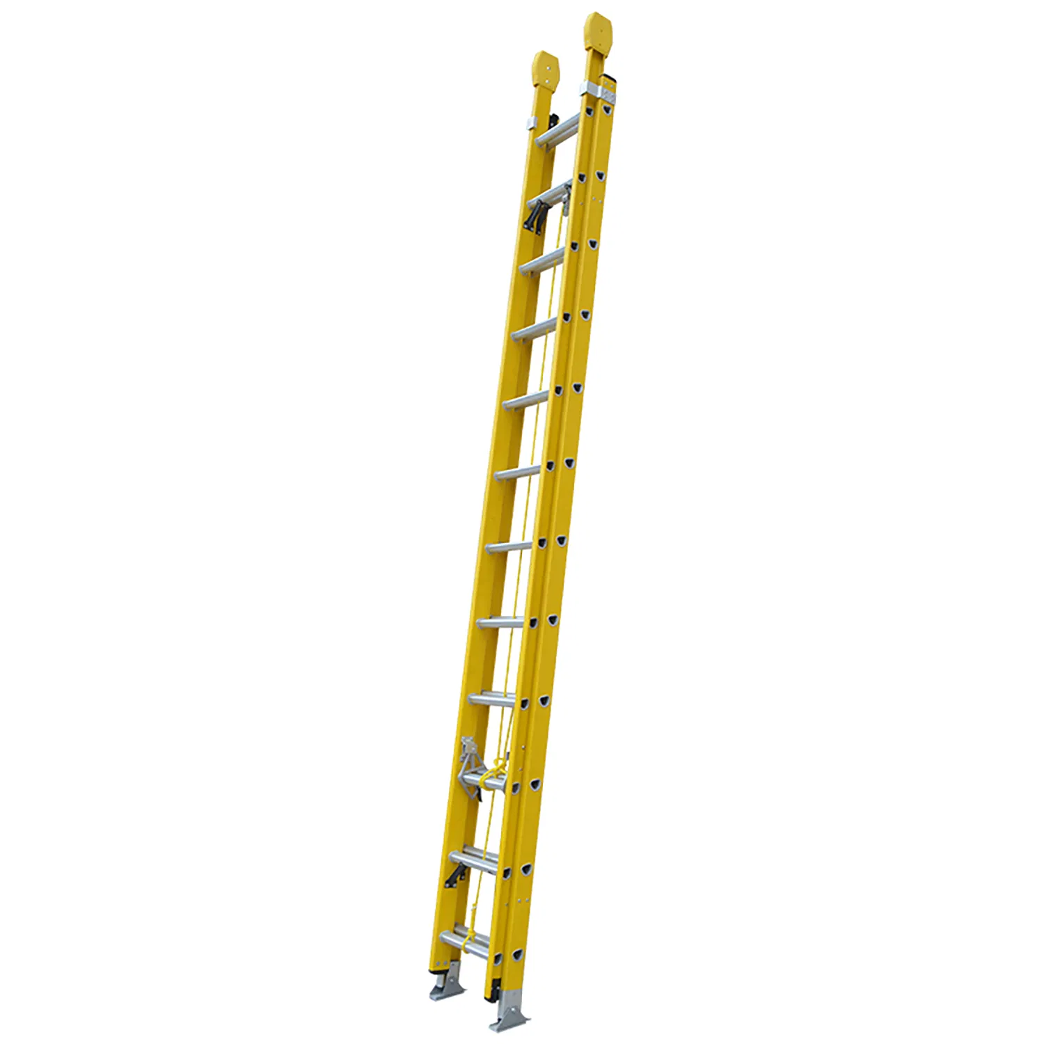 Super Quality 2 Section Industrial Step Extension Ladder Fiberglass Folding Ladder