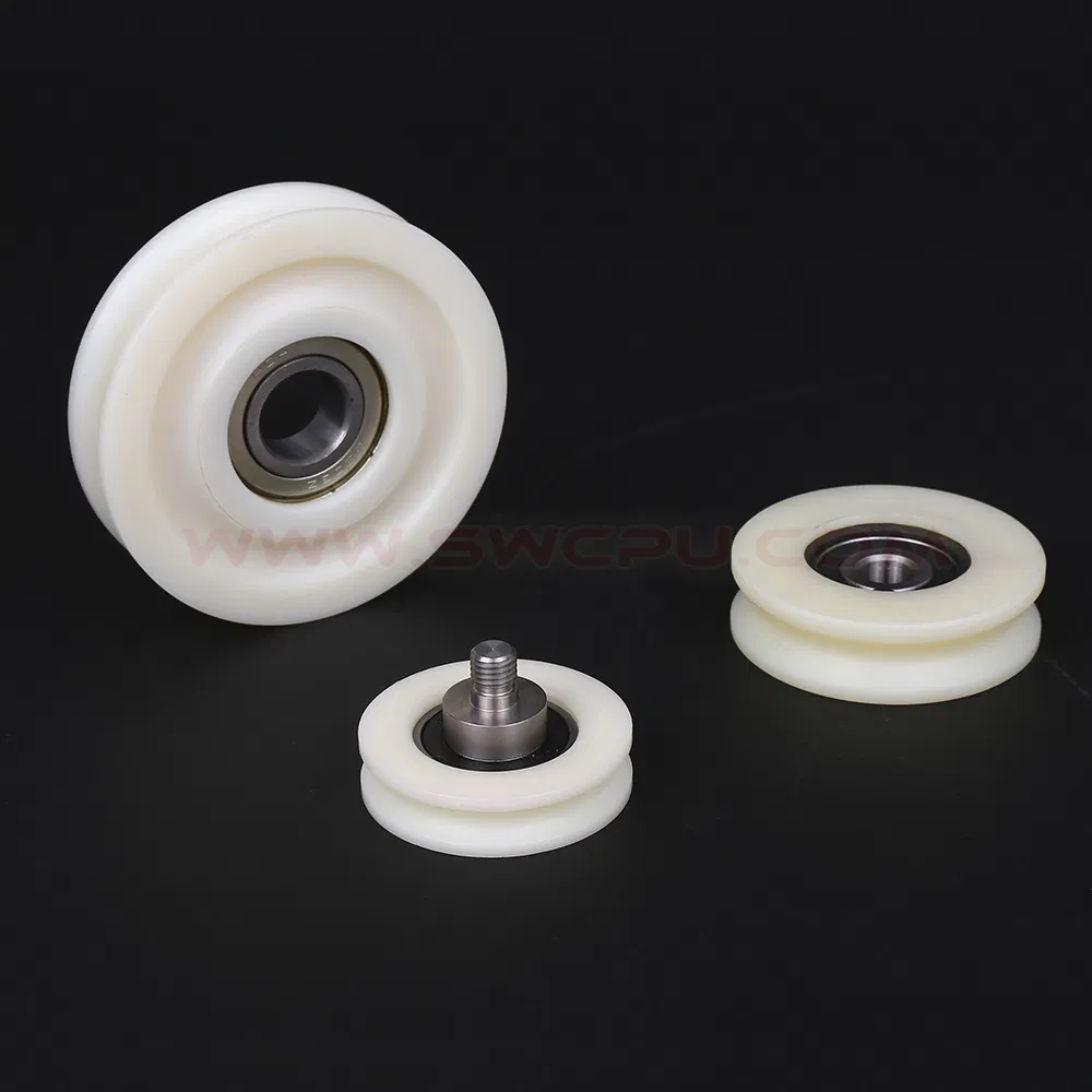 Custom Made Wear Resistant POM Wheel Sliding Roller with Bolt