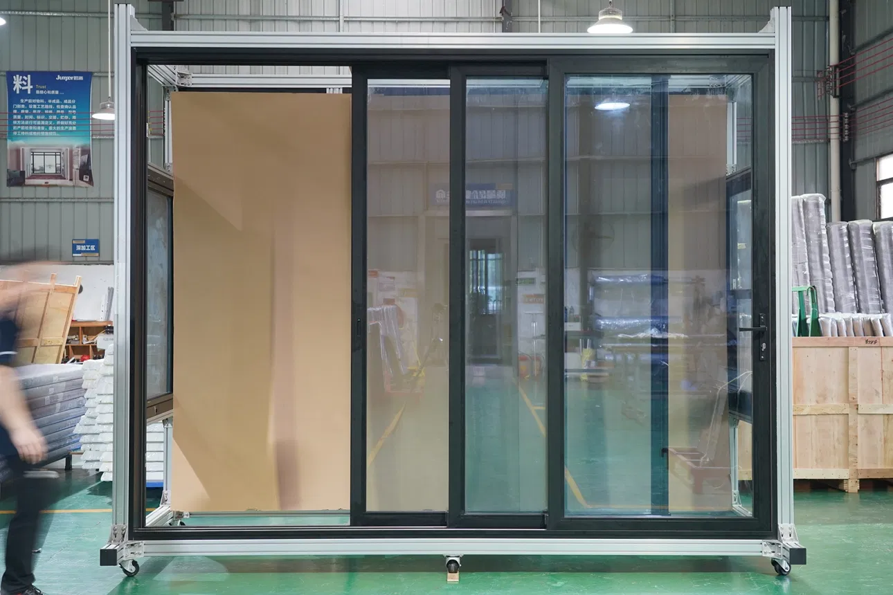 Aluminum Frameless Sliding Folding Patio Door