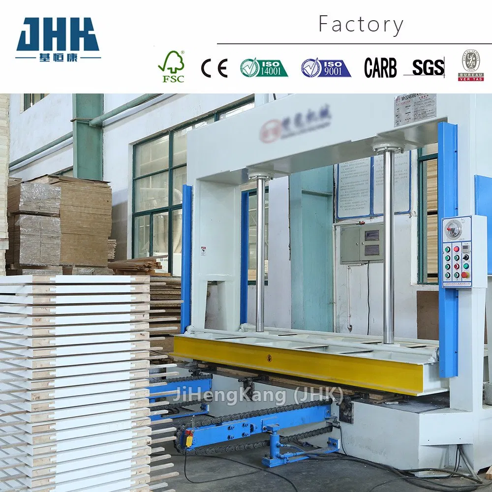 Jhk-001 Solid Core Wooden Interior Smooth White Primer Doors