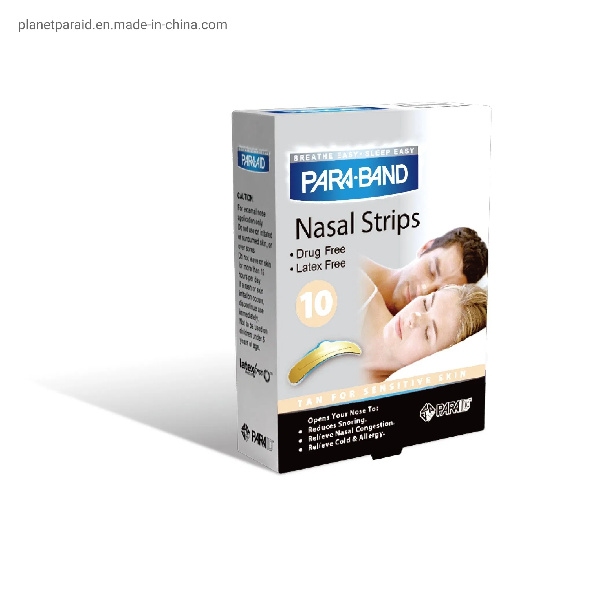 Tan Large Nasal Strips for Adult with Large Noses