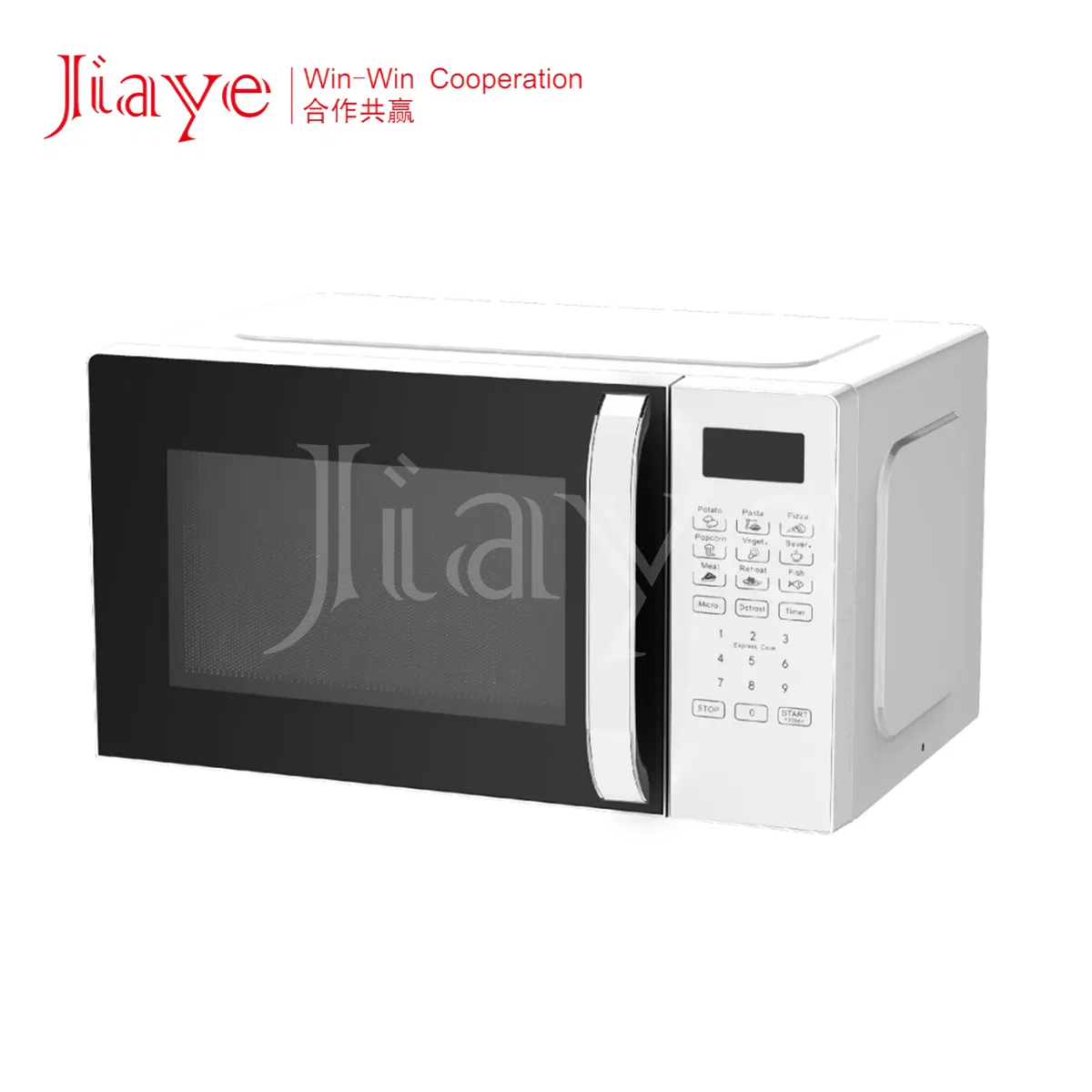 Precise Temperature Control with Smart Menu Tabletop Microwave Oven