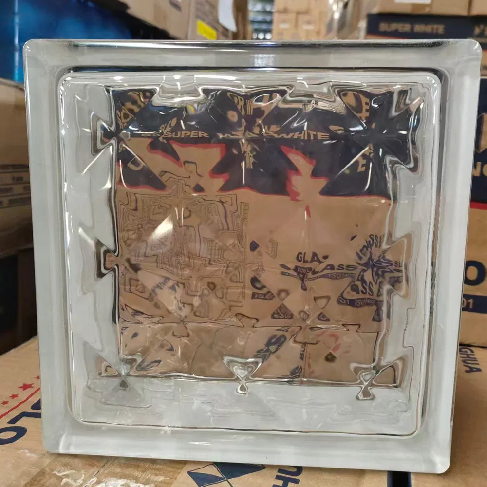 Cloudy Clear Decorative Glass Block for Bathroom Window and Partition Wall with Best Price