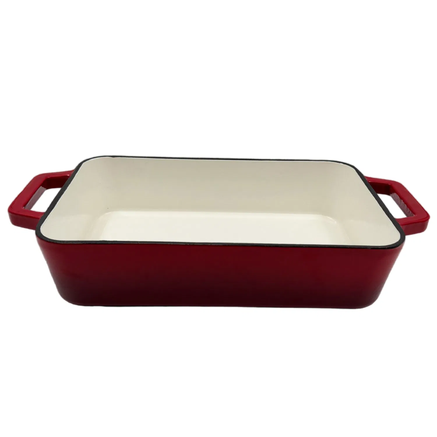 Чугунная эмалированная прямоугольная форма для запекания
