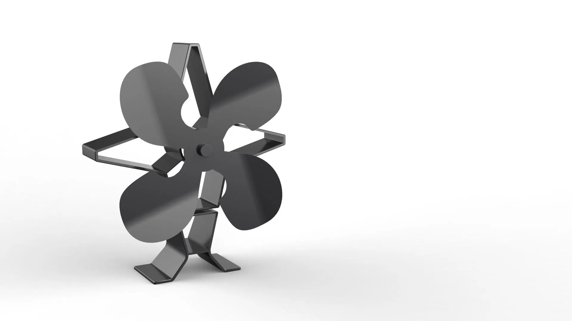 Эко-вентилятор для печи и обогревателя на тепловой тяге