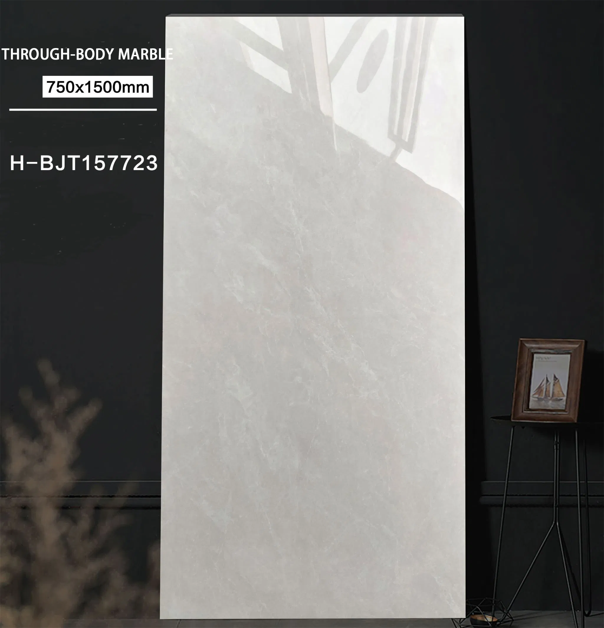 Керамическая плитка 750x1500 мм, антик, глянец