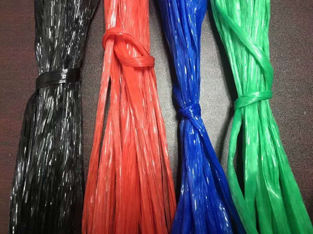 100% Virgin Raw Material Polypropylene Split Rope (PP/PE/POLYESTER)