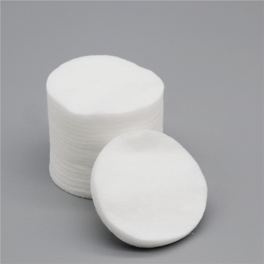 Embossed Cosmetic Round Cotton Pads