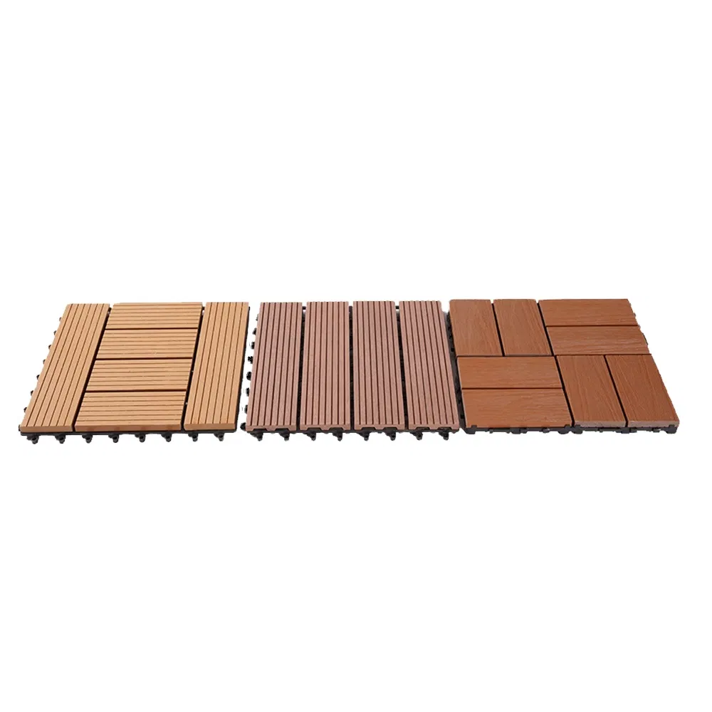Outdoor Hollow Wood Grain Decking Wood Plastic Composite Decking