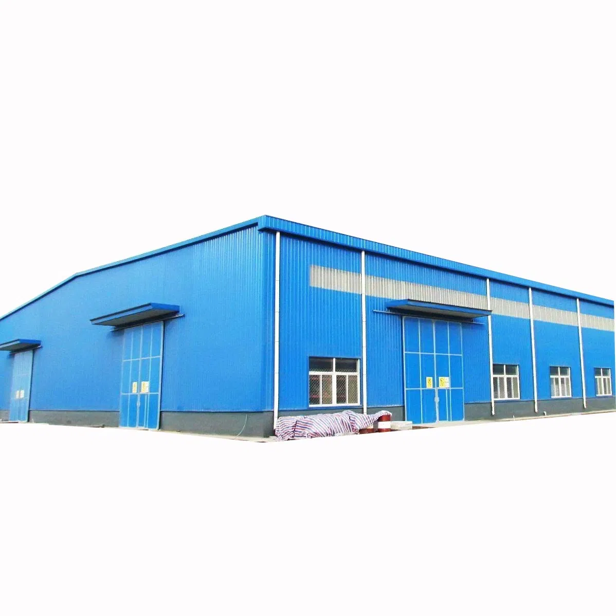 Prefabricated Light Weight Industrial Structure Steel Building Hangar Warehouse Workshop