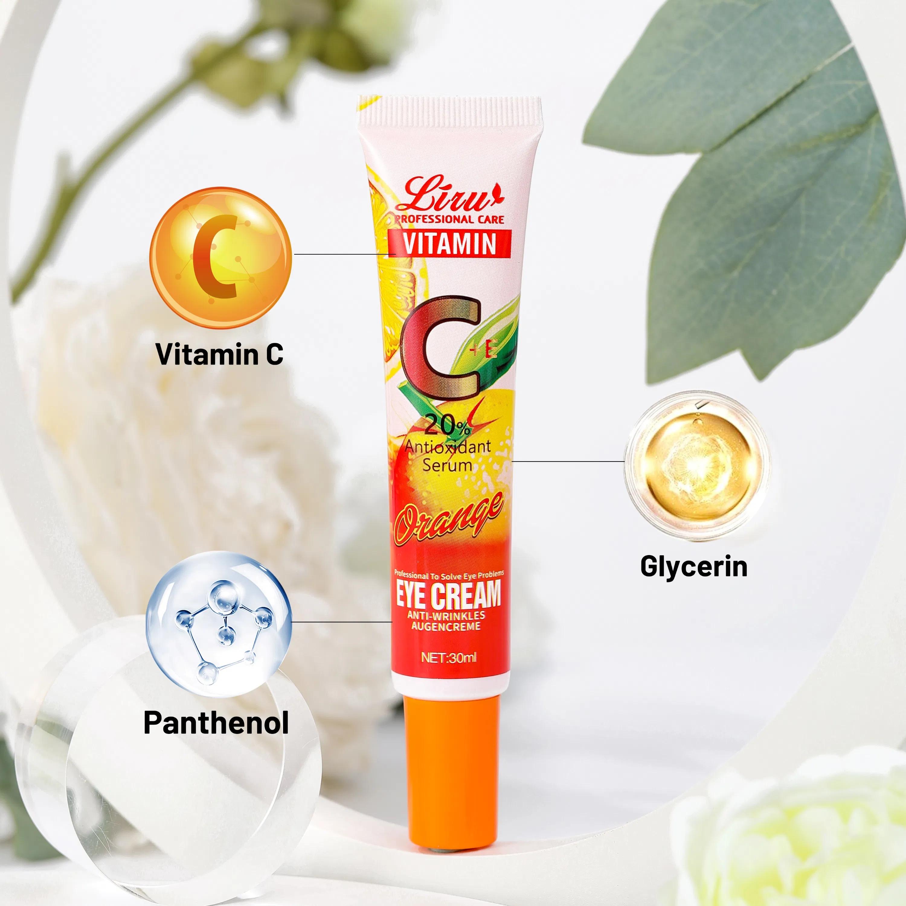 Revitalizing Vitamin C Eye Cream for Youthful Hydration