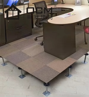 600X600 Steel Perforated Air Flow Panel Aluminum Raised Floor Anti-Static