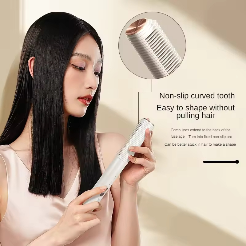 Hair Straightener Iron Comb Quickly PTC Heating Fast Ceramic Brush Straightening