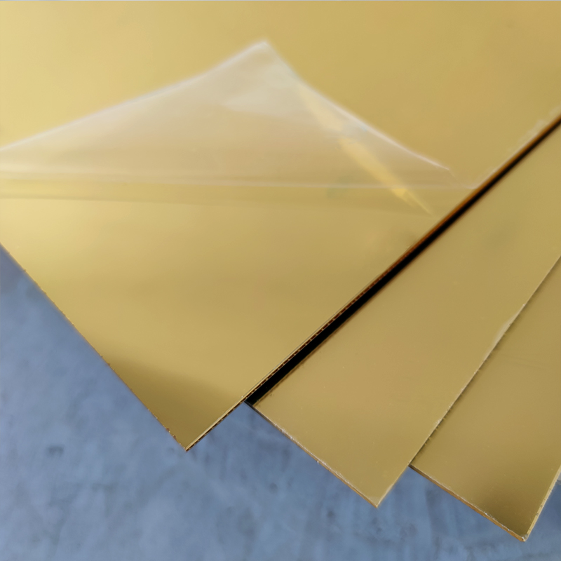 CNC Machining Parts Mirror Perspex Laminate Board Spot Supply Gold Silver Acrylic Sheet Factory 1mm Mirror Perspex Laminate Plate in Stock
