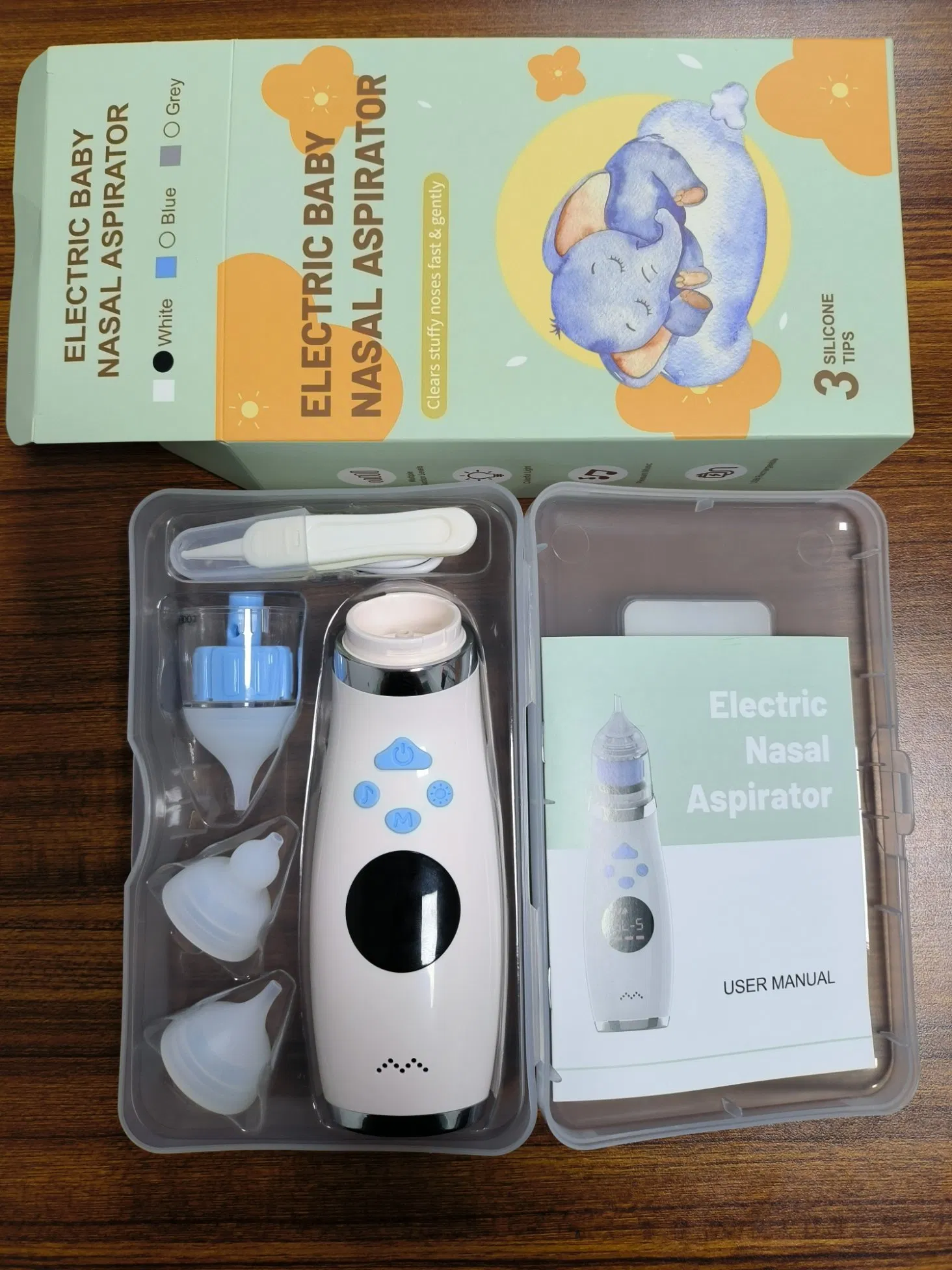 Electric Waterproof Nasal Aspirator Nose Cleaner Suction for Newborns, Baby and Toddlers