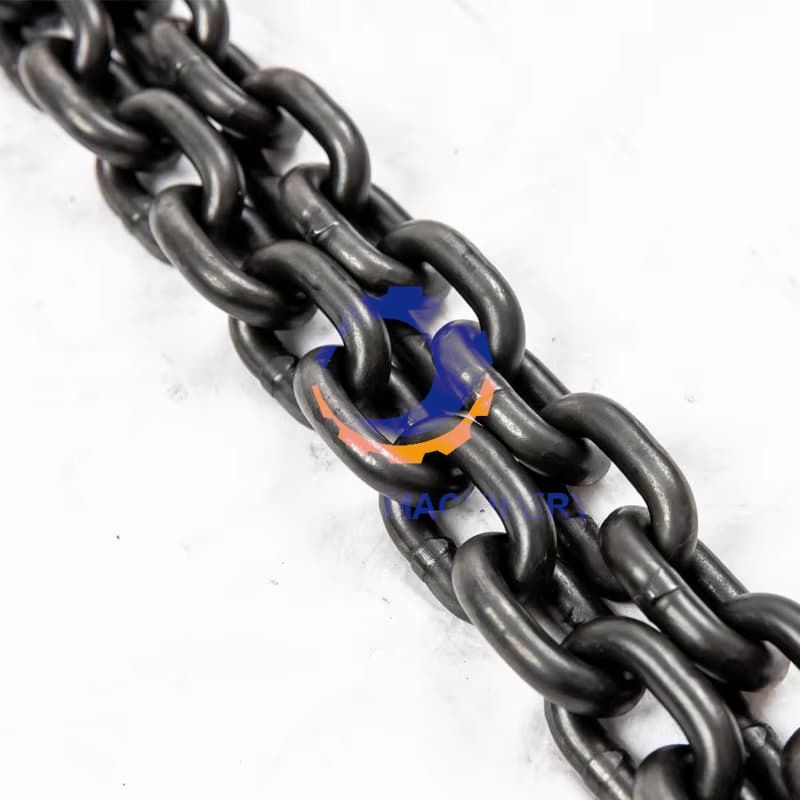 Цепь грузовая Grade 80, 10мм х 5м с крюками