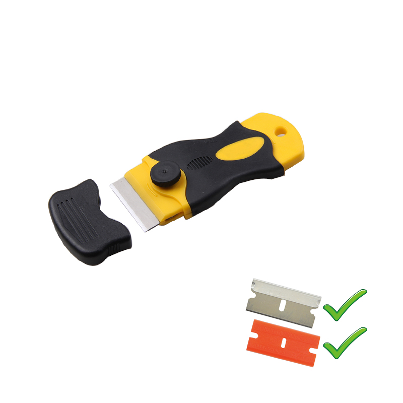 Hand Cleaning Scraper Plastic Razor Scraperwith Plastic Blades or Metal Blades