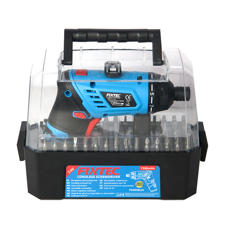 Fixtec 1300mAh Battery Lithium-Ion Electric Cordless Screwdriver Electric Mini Precision Screwdriver for Home Use