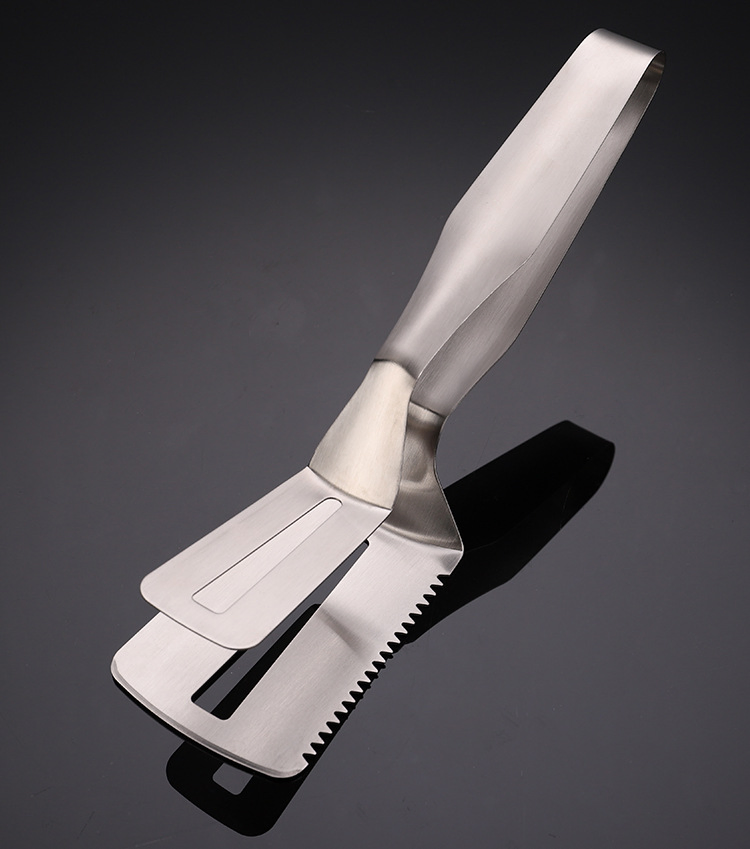 Multipurpose Steak Clamp Fish Gripper Stainless Steel Eggs BBQ Fish Meat Bread Steak Clip Wbb15698