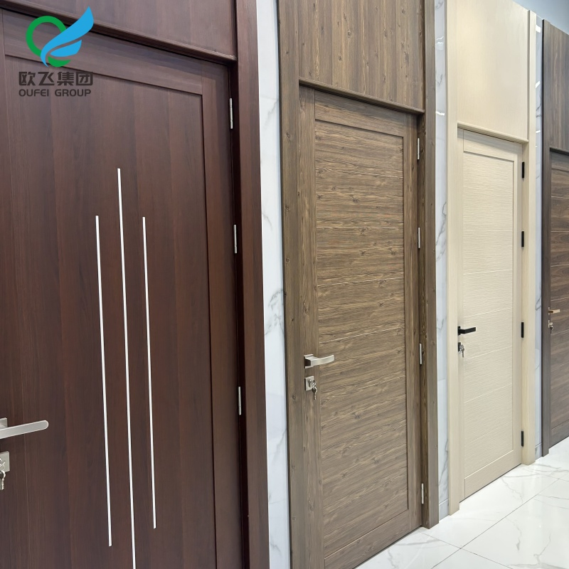 Элегантная ПВХ-дверь WPC сборная, размеры под заказ