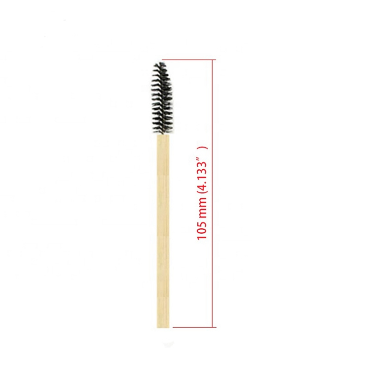 Eco Friendly Private Label Silicone Bamboo Mascara Brush for Eyelash Extensions