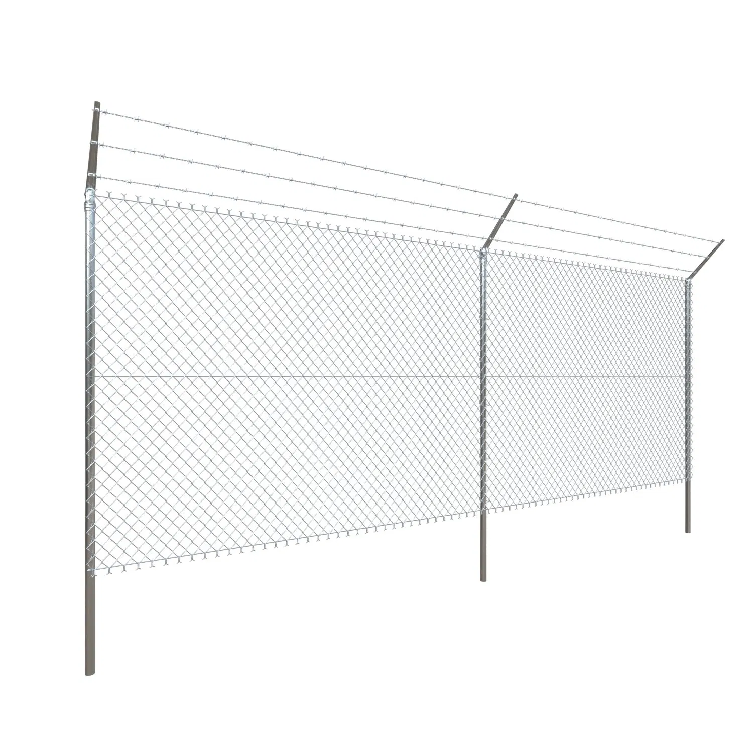 Factory Sell 15m Roll Chain Link Fence PVC Coated & Electro Galvanized Chain Link Fence