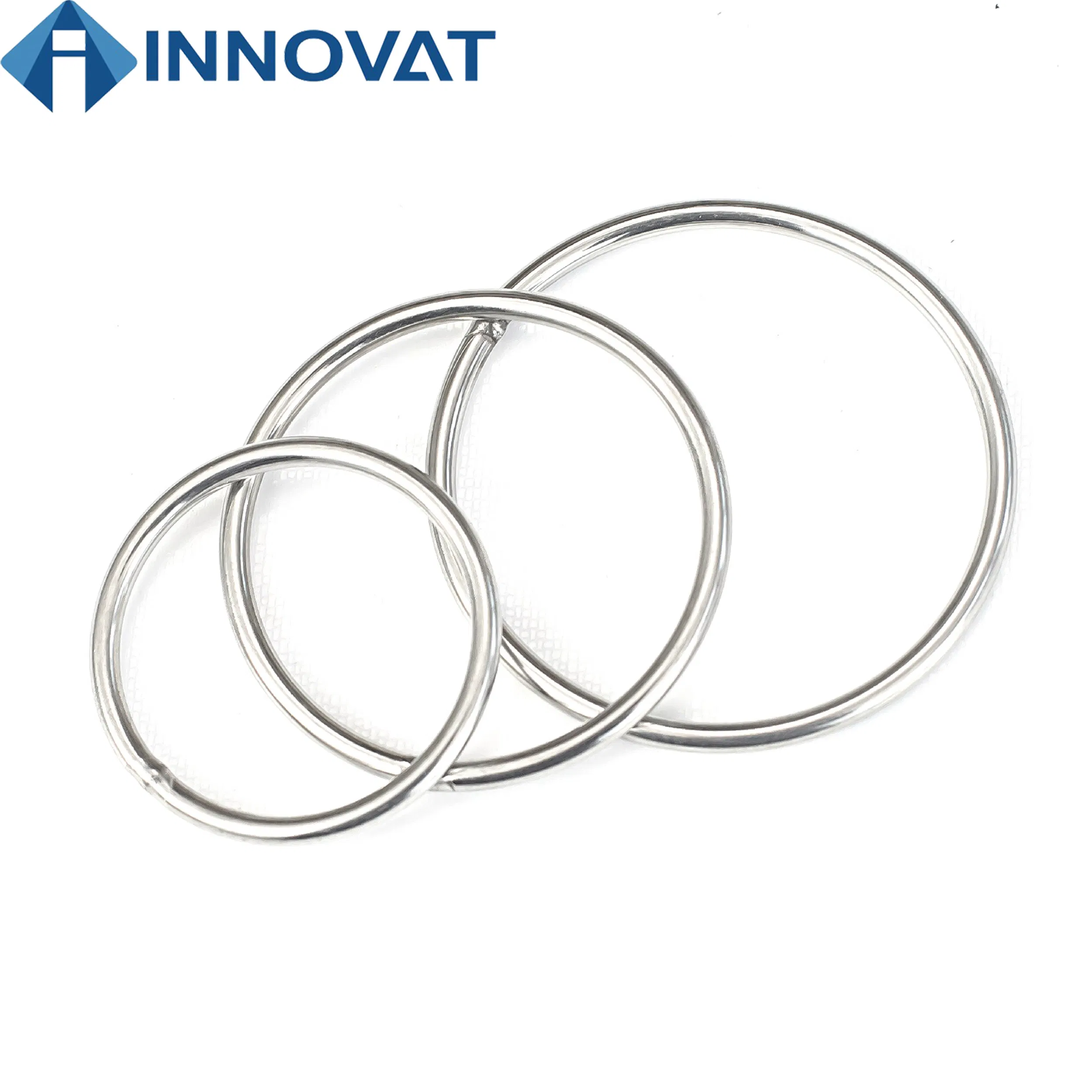 Insulation Accessories Inventory 3X30mm Round Sharp Stainless Steel Weld O Lacing Ring
