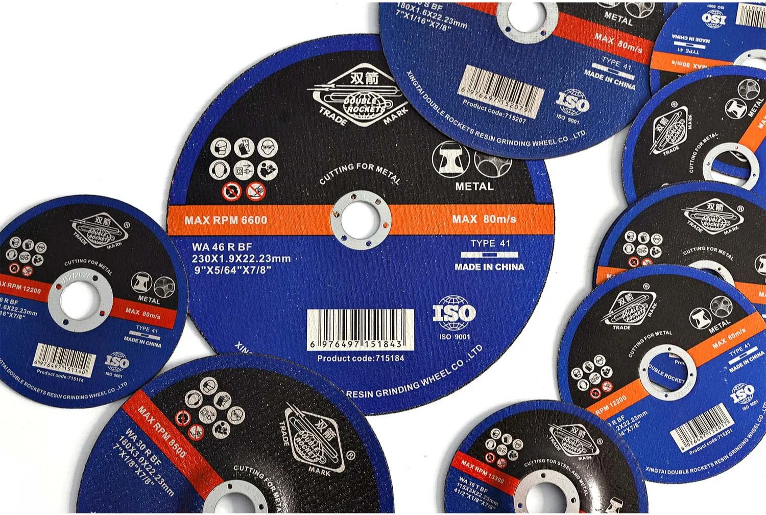 Отрезные круги 125x1.2 мм для металла и стали