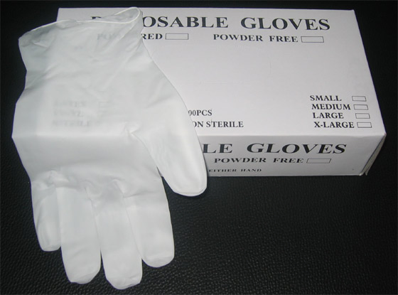Clear Powder Free Disposable Vinyl Gloves (AQL: 1.5/2.5/4.0)